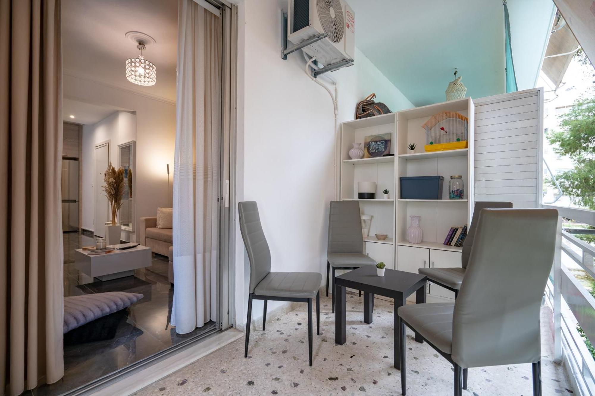 Neo Irakleio Train St. 1 Bedrm 4 Pers. Apartment Athen Exterior foto