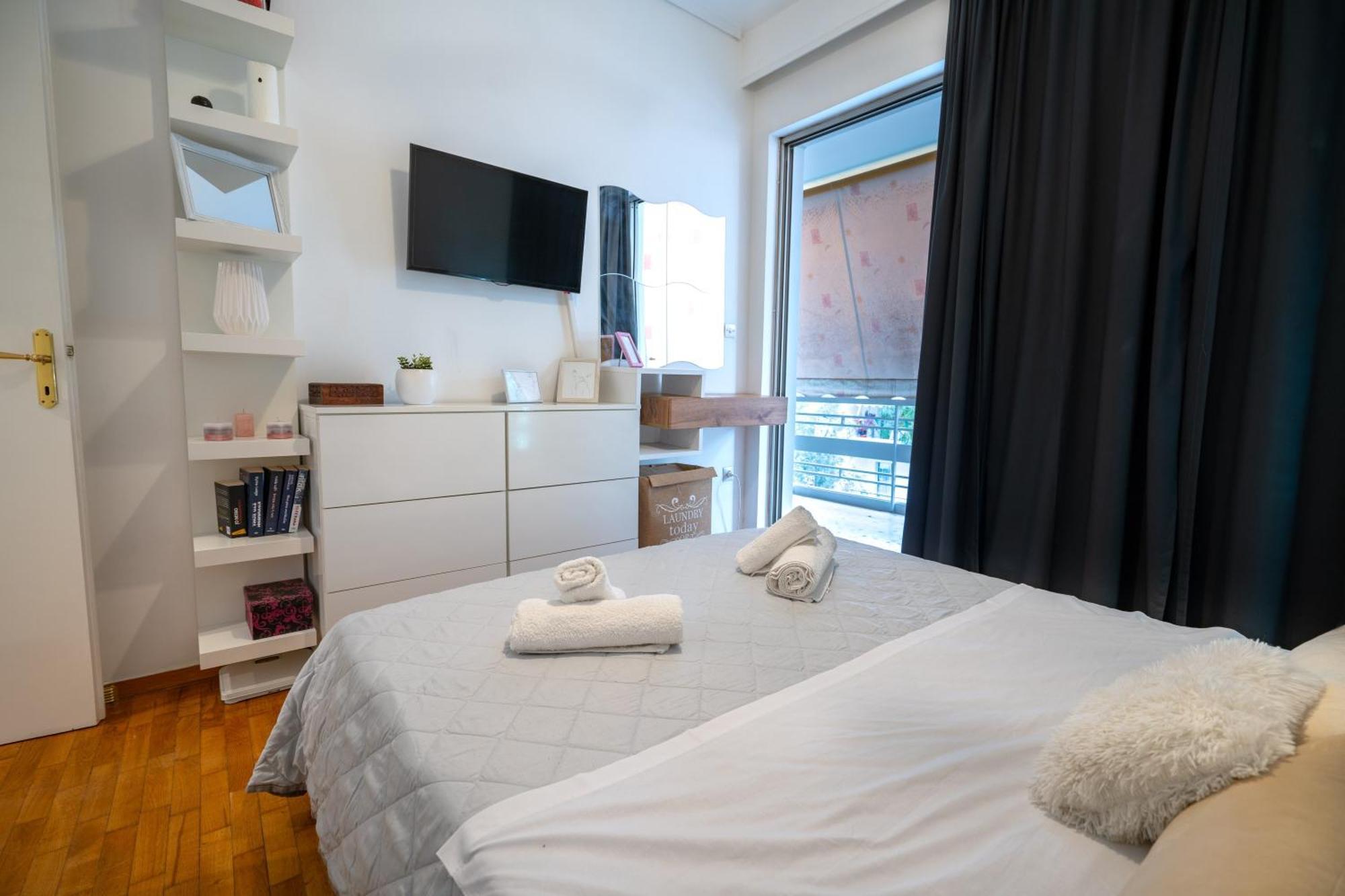 Neo Irakleio Train St. 1 Bedrm 4 Pers. Apartment Athen Exterior foto