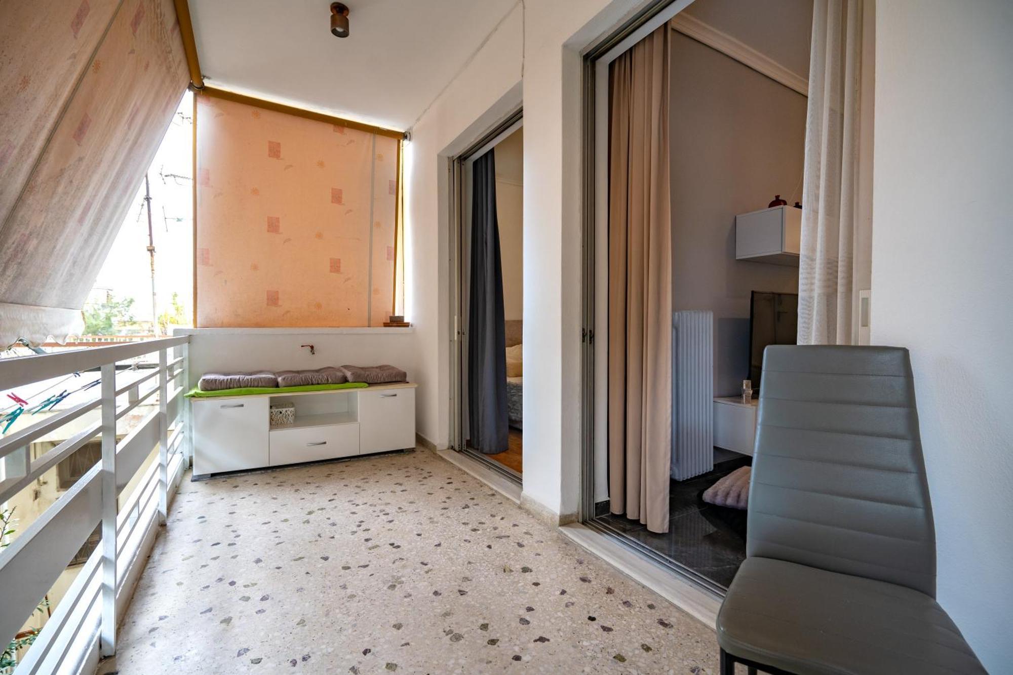 Neo Irakleio Train St. 1 Bedrm 4 Pers. Apartment Athen Exterior foto