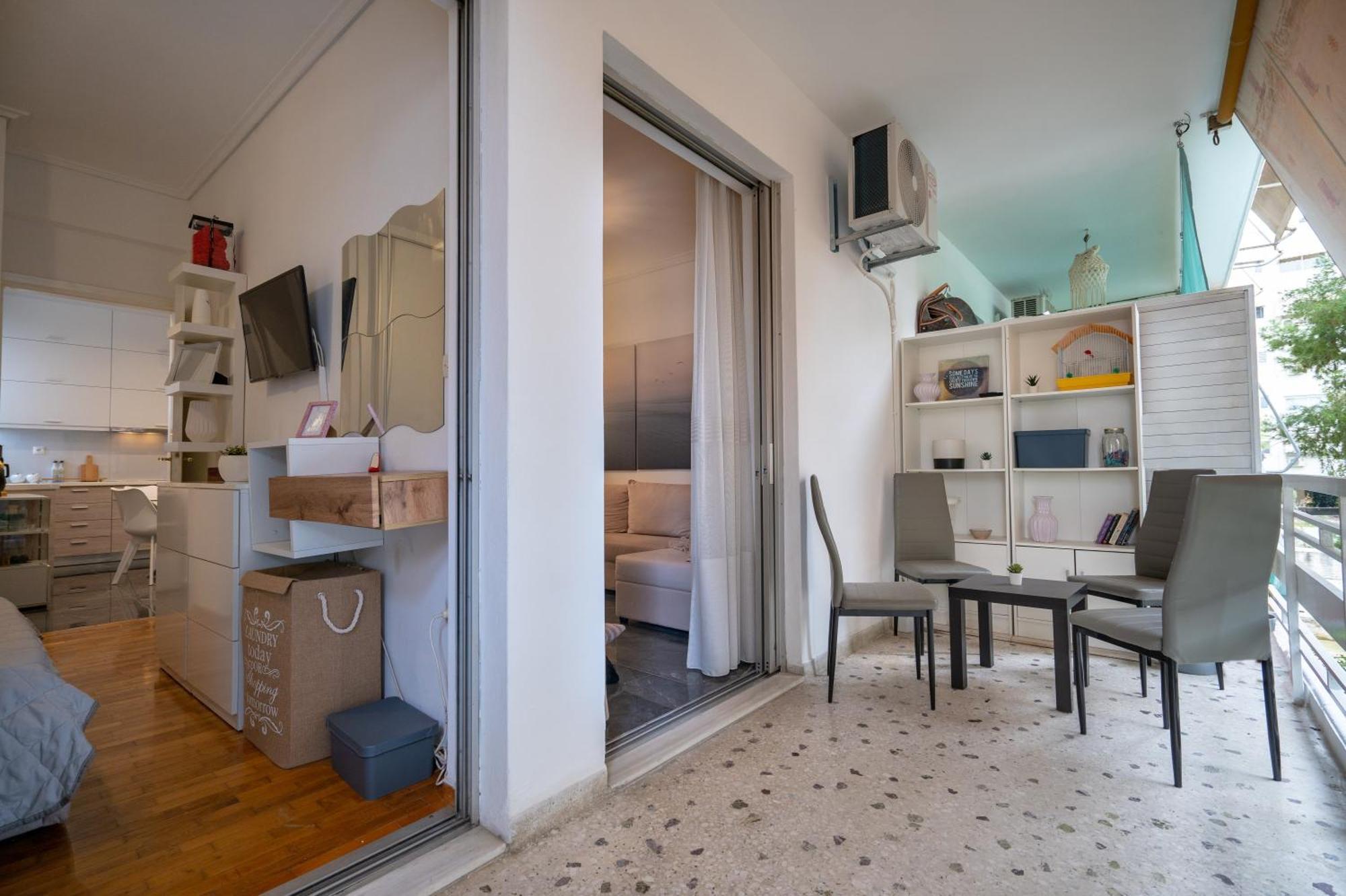 Neo Irakleio Train St. 1 Bedrm 4 Pers. Apartment Athen Exterior foto
